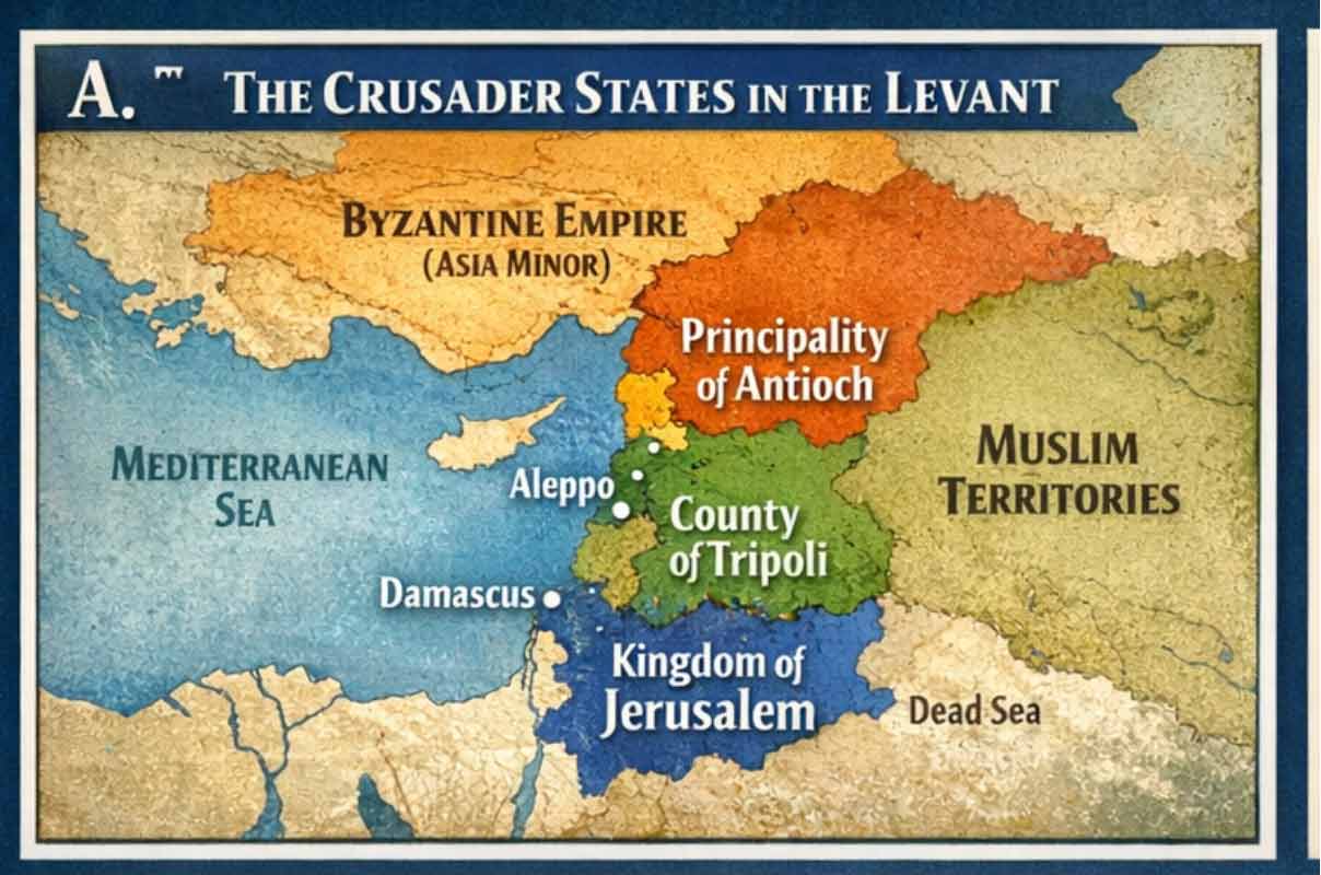 Baldwin IV of Jerusalem: The Leper King 1 crusader states in the levant